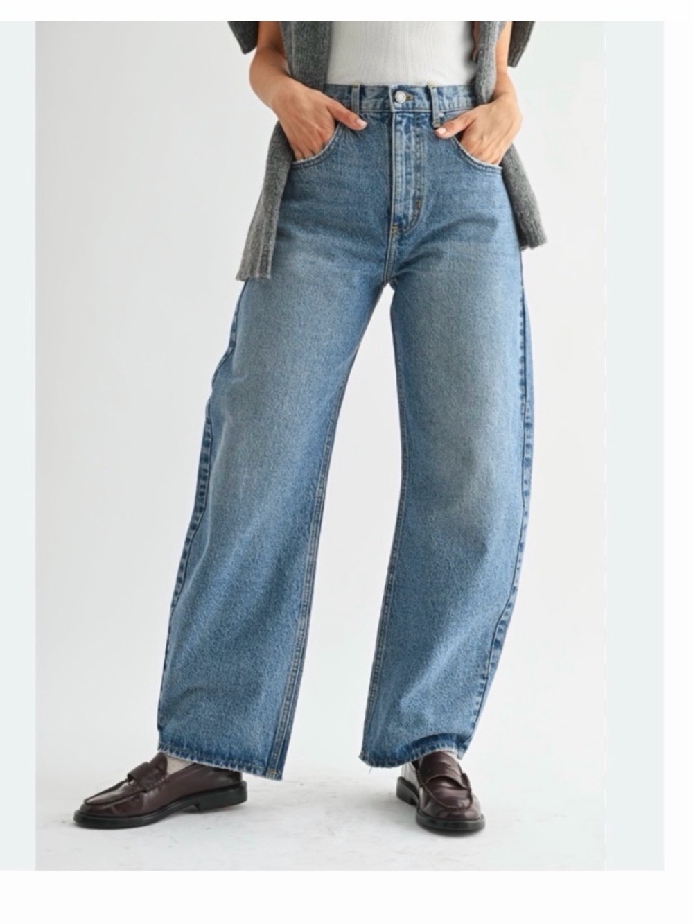 Just Black Barrel Jean NWT